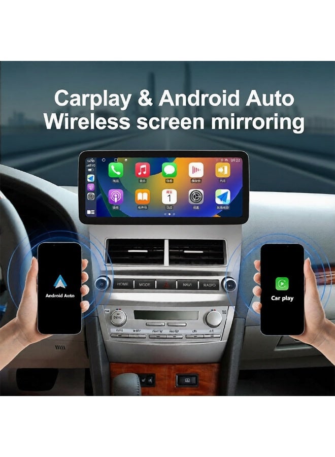 فيريكس نظام ستيريو سيارة أندرويد بشاشة 12.3 بوصة لسيارة تويوتا كامري (2006-2011) - يدعم Apple CarPlay وAndroid Auto لاسلكيًا، تصميم لوحة عدادات فاخر، نظام ملاحة GPS، بلوتوث، واي فاي، كاميرا AHD، مشغل وسائط متعددة، ذاكرة وصول عشوائي 4 جيجابايت، ذاكرة تخزين داخلية 64 جيجابايت، واجهة سريعة - Image 4